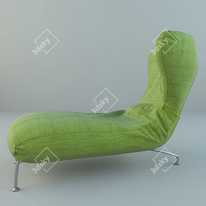 Giovannetti Isa Armchair - Modern Elegance 3D model image 2