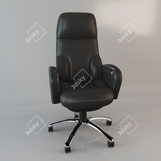 ErgoLux Executive Office Chair 3D model image 1
