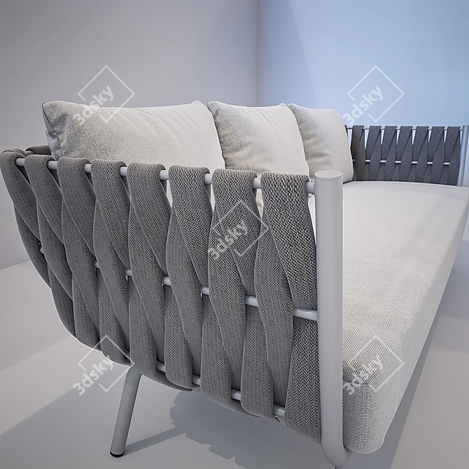 Elegant Tosca Sofa for Luxurious Comfort 3D model image 2