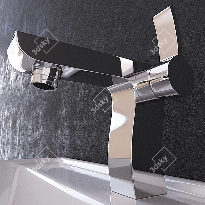 GROHE KEF-14601 Faucet with Sink 3D model image 2