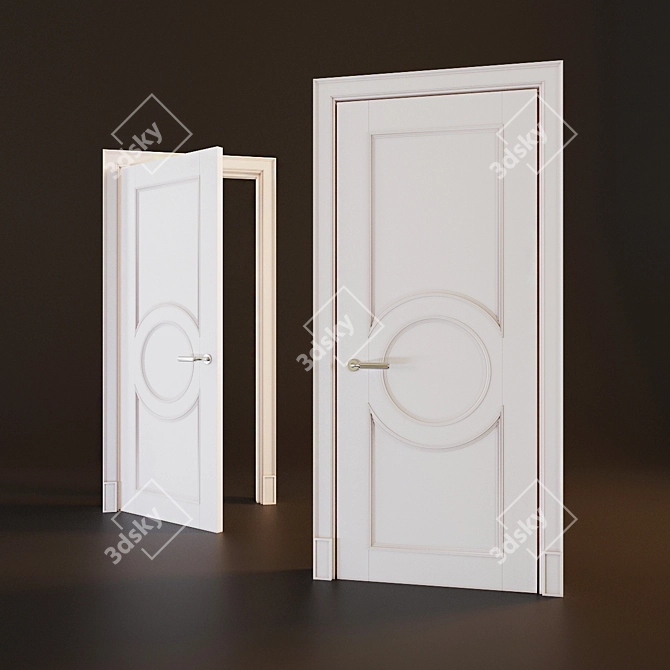 Classic Door 3D model image 1