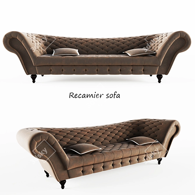 Timeless Elegance: Neiman Marcus Sofa 3D model image 1