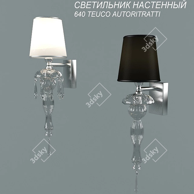 Teuco Autoritratti Wall Lamp 3D model image 1