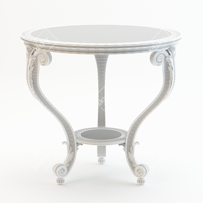 Chelini Art.1141 Sofa Table: Elegant and Functional 3D model image 2