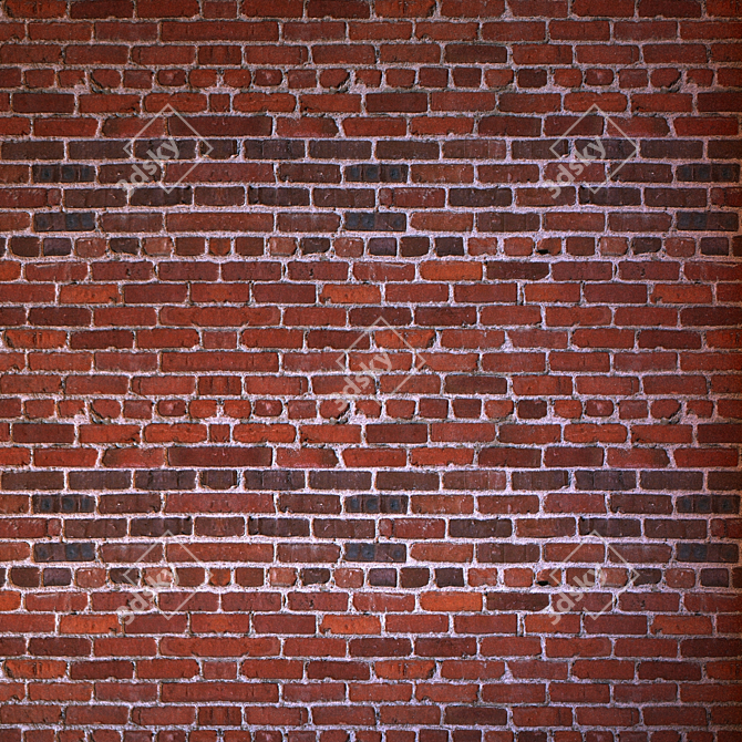 Geometric Brickwork Textures 3D model image 1