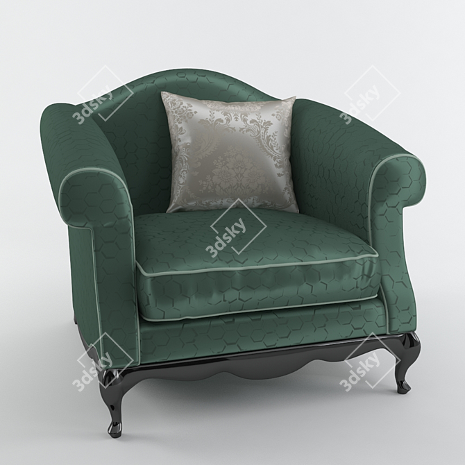 Luxurious Fly Armchair by Bruno Zampa 3D model image 1