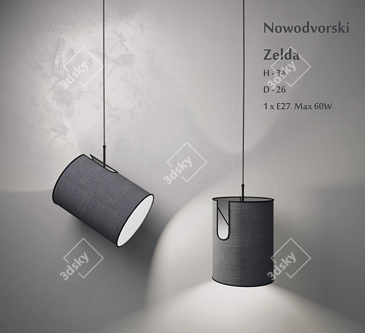 Elegant Nowodvorski Zelda Lamp 3D model image 1