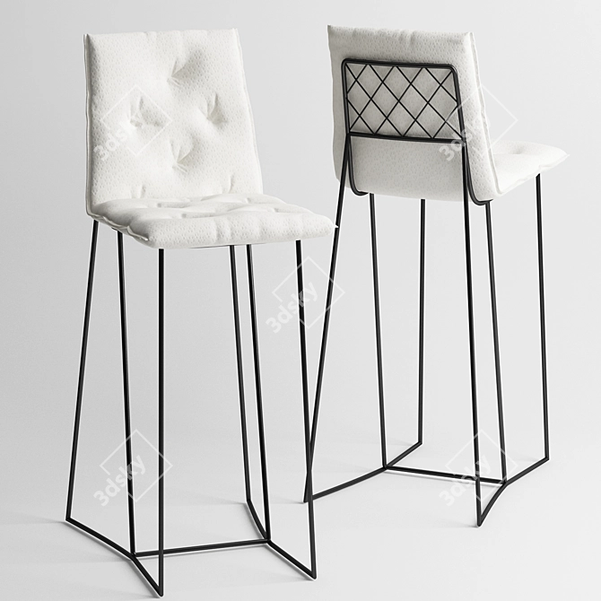 Casadesus Syrma Barstool 3D model image 1