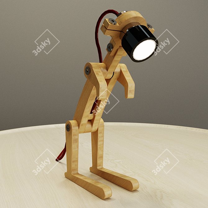 Contre vents et marées: LOLIA Design, KANGOO Table Lamp 3D model image 2