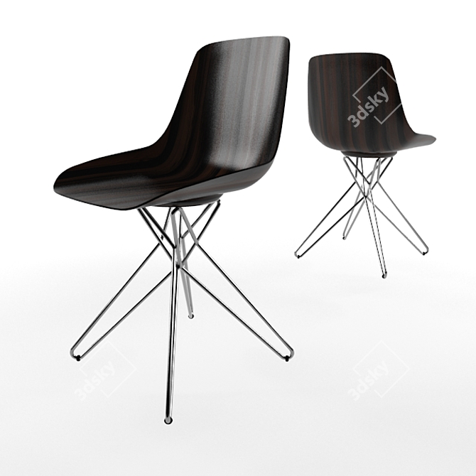 Poliform Harmony Chair 3D model image 1