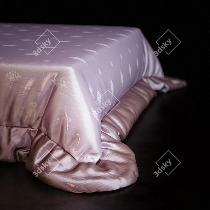 Opulent Dream Bed 3D model image 6