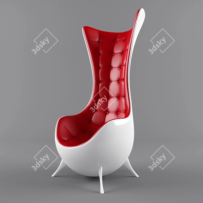 Comfort Seating: Stylish Chairs 3D model image 1