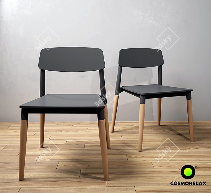 Modern Belloch Chair - Sleek Design 3D model image 1