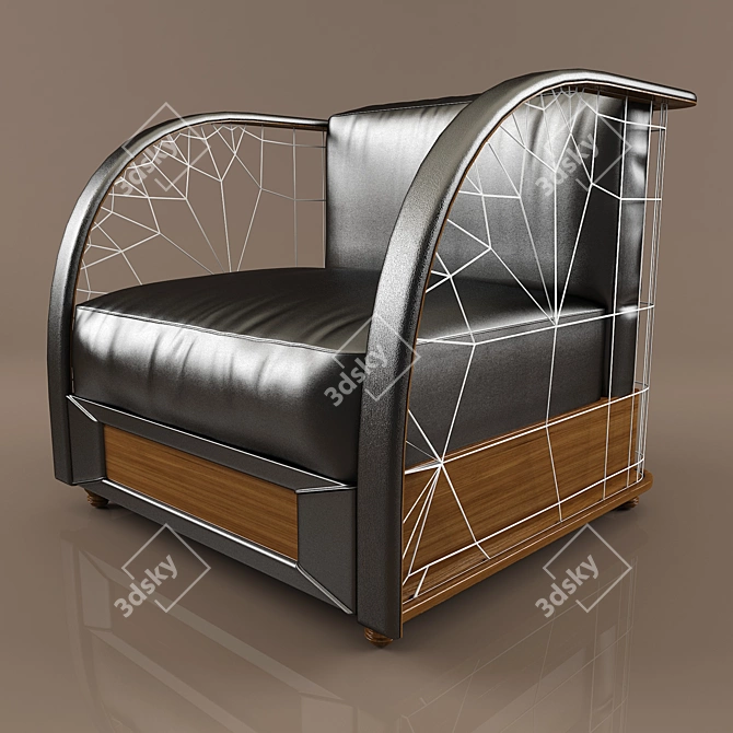 Cosy Comfort Armchair Set 3D model image 1