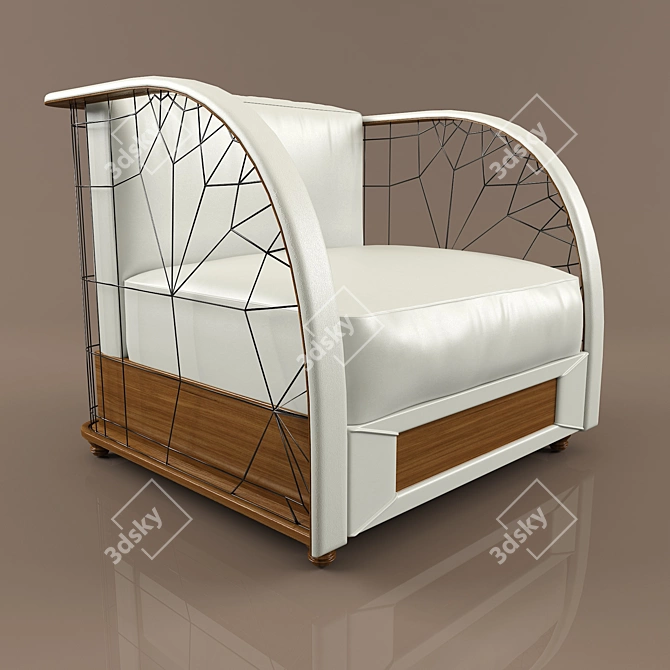 Cosy Comfort Armchair Set 3D model image 2