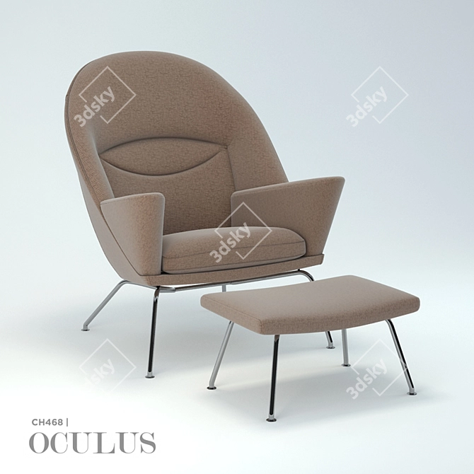 ErgoSeat Oculus Armchair 3D model image 1