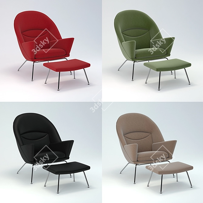 ErgoSeat Oculus Armchair 3D model image 2