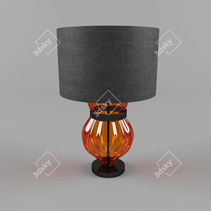 Elegant Medina Table Lamp 3D model image 1