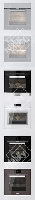 Miele H 6860 BP: Versatile Multifunction Oven 3D model image 3