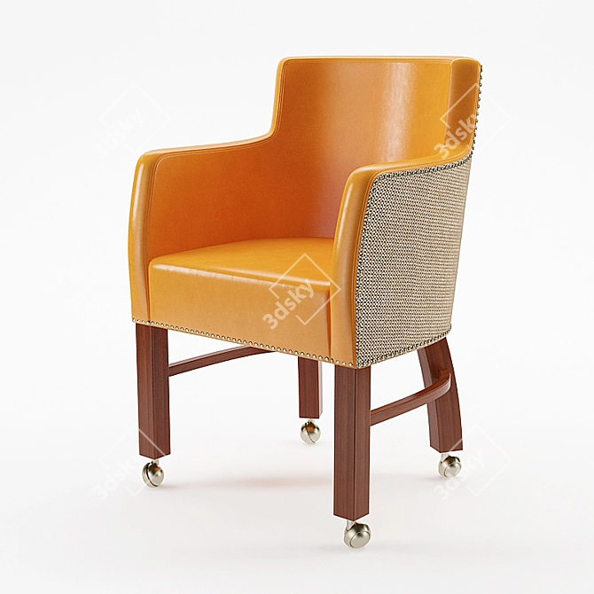 Vintage Gramercy Armchair 3D model image 1