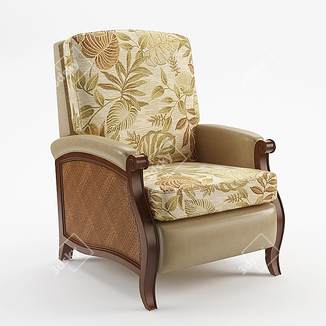 Luxury Soft Chair: Grace and Style 3D model image 1