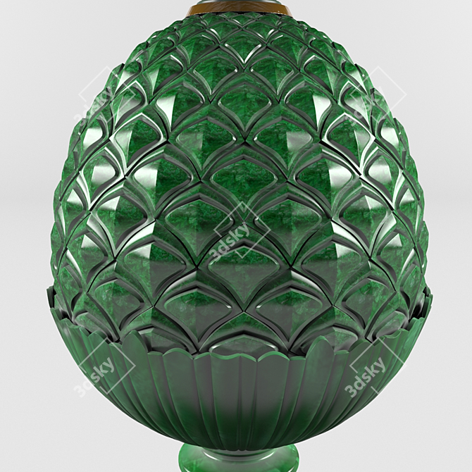 Malahitovay Table Lamp 3D model image 2