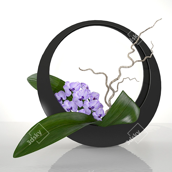 Title: Ikebana Art Sculpture 3D model image 1