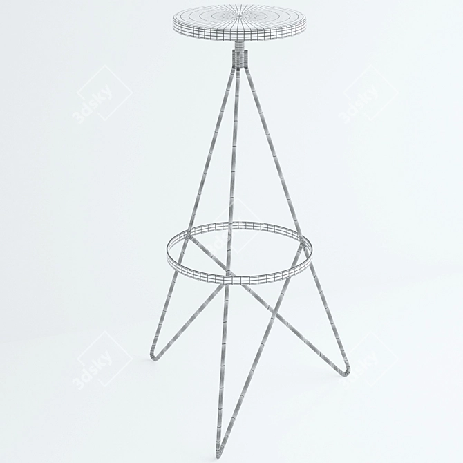 Wyndham Swivel Counter Stool: Stylish and Functional 3D model image 2