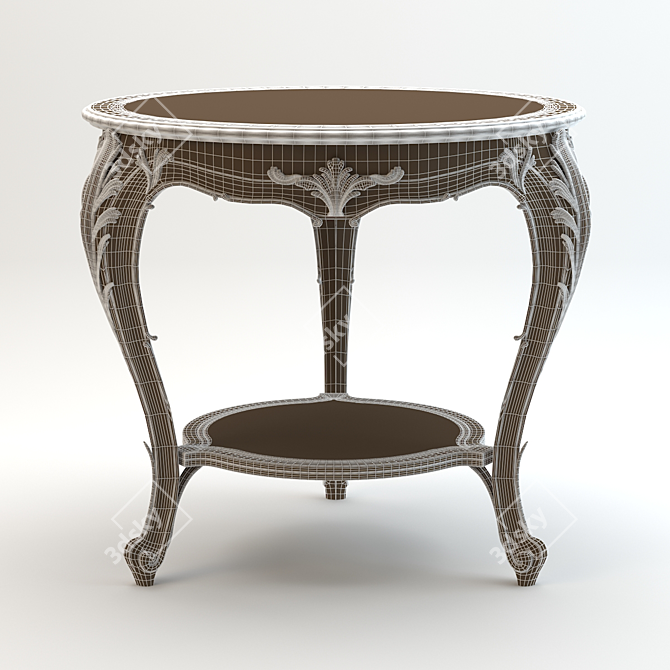 Chic Chelini Sofa Table 3D model image 2