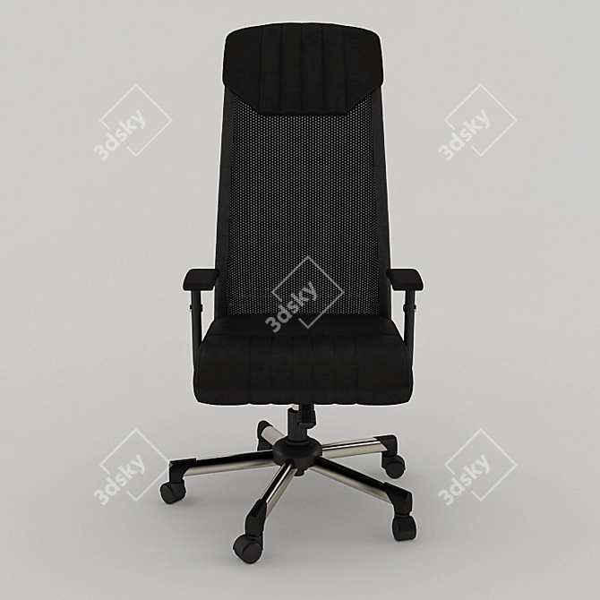 Sleek Modern Office Chair 3D model image 1