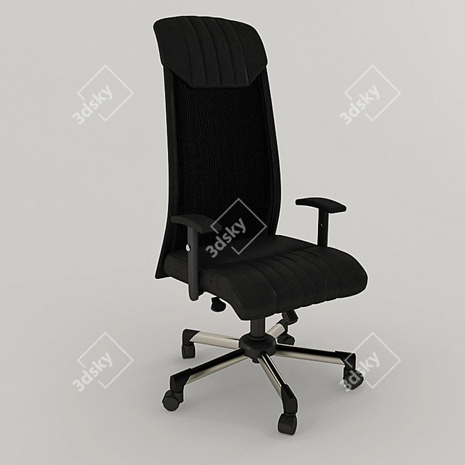 Sleek Modern Office Chair 3D model image 2