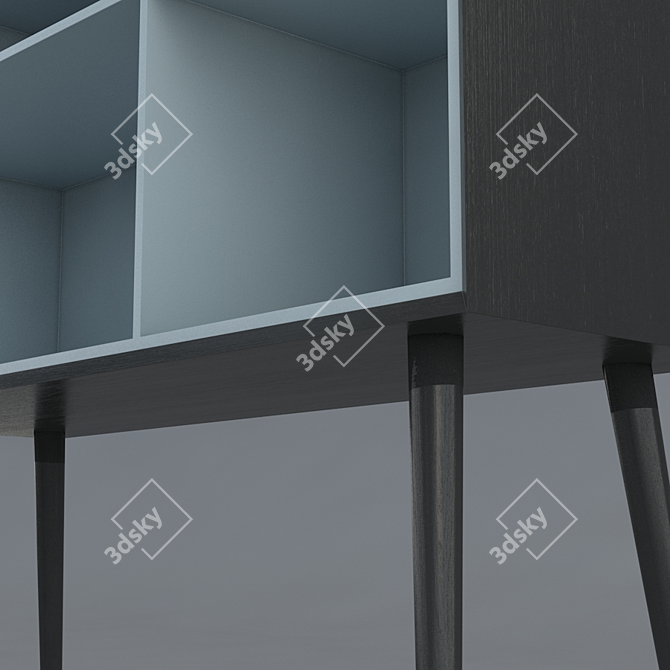 Modern Bedroom Furniture Set - Kermes 3D model image 3