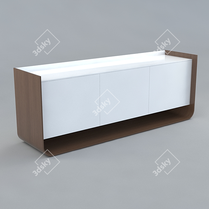 Modern Sideboard: Stem by Eric Jourdan 3D model image 2