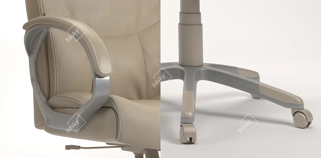 ErgoFlex Office Chair 3D model image 2