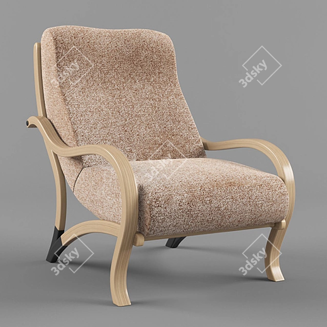 Cozy Comfort Armchair 3D model image 1