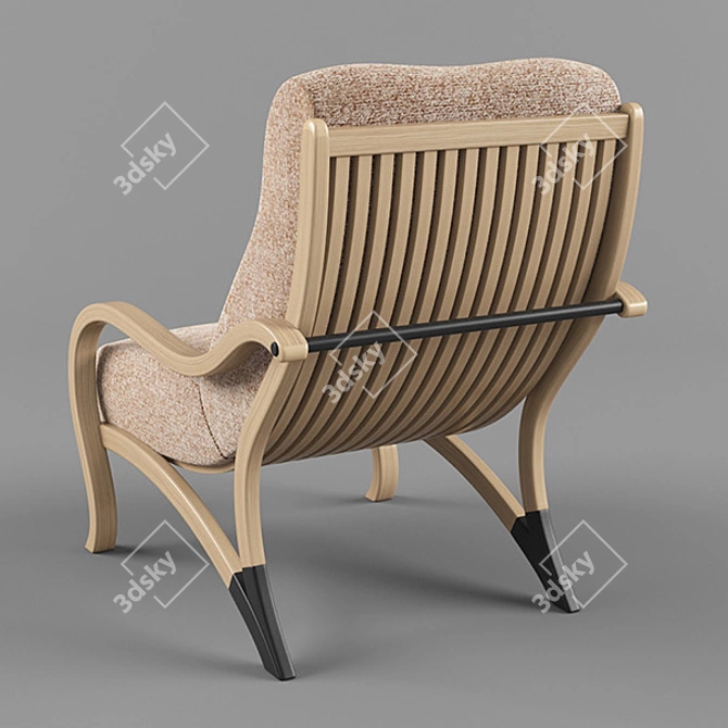 Cozy Comfort Armchair 3D model image 2