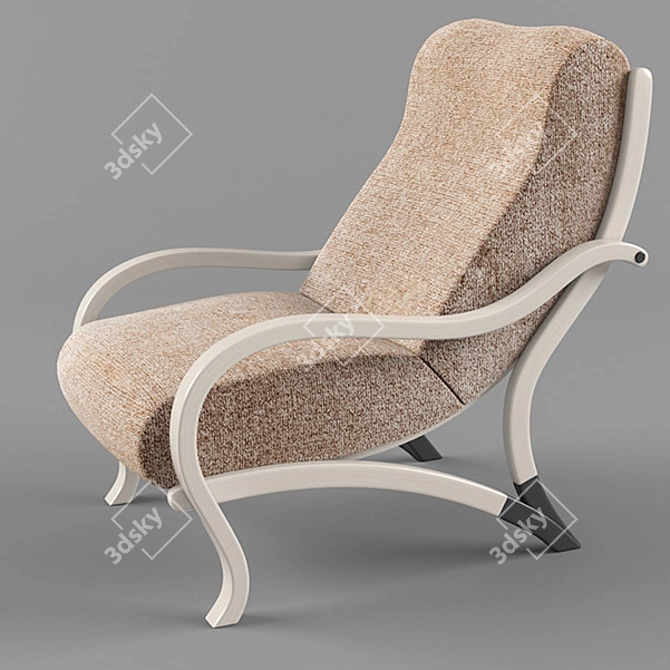 Cozy Comfort Armchair 3D model image 3