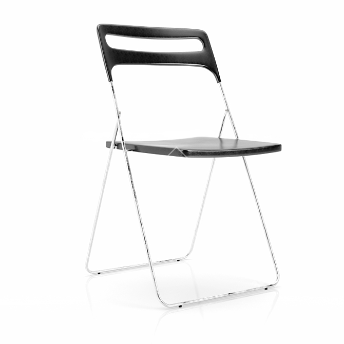 NISSE Folding Chair: Chic and Compact 3D model image 3