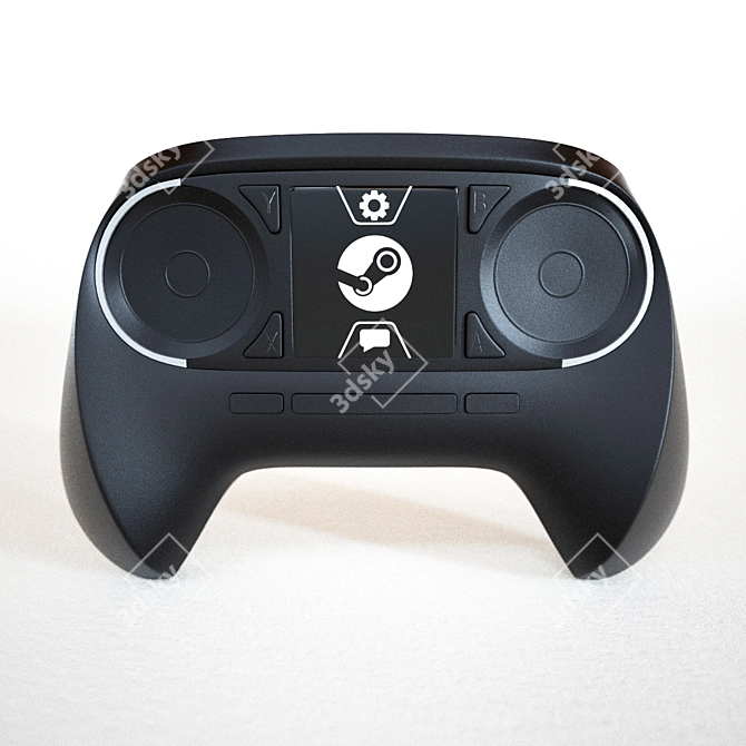 Ultimate Gaming Control: Steam Controller 3D model image 1