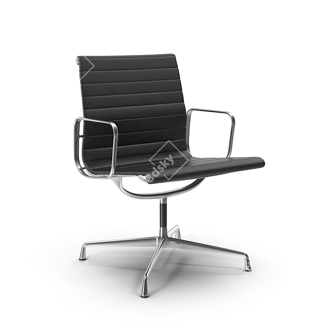 Elegant Vitra Eames Office Chair 3D model image 1