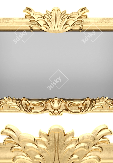 Reflect - Modern Wall Mirror 3D model image 3