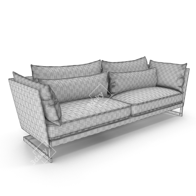 Elegant Figilio Sofa by LINTELOO 3D model image 2