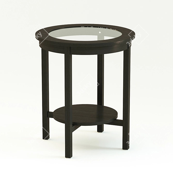 Sleek & Stylish MALMSTA Side Table 3D model image 1