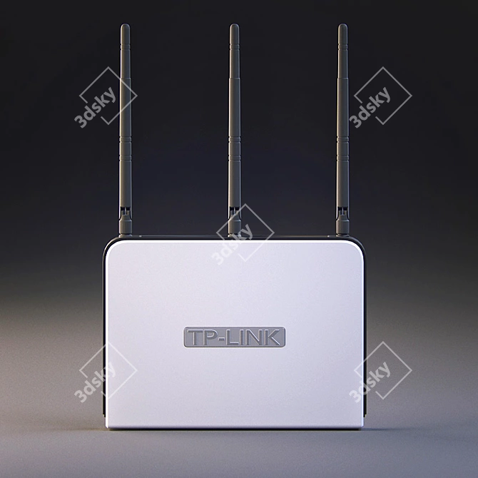 High-Speed Wireless Router: TP-LINK TL-WR1043ND 3D model image 3