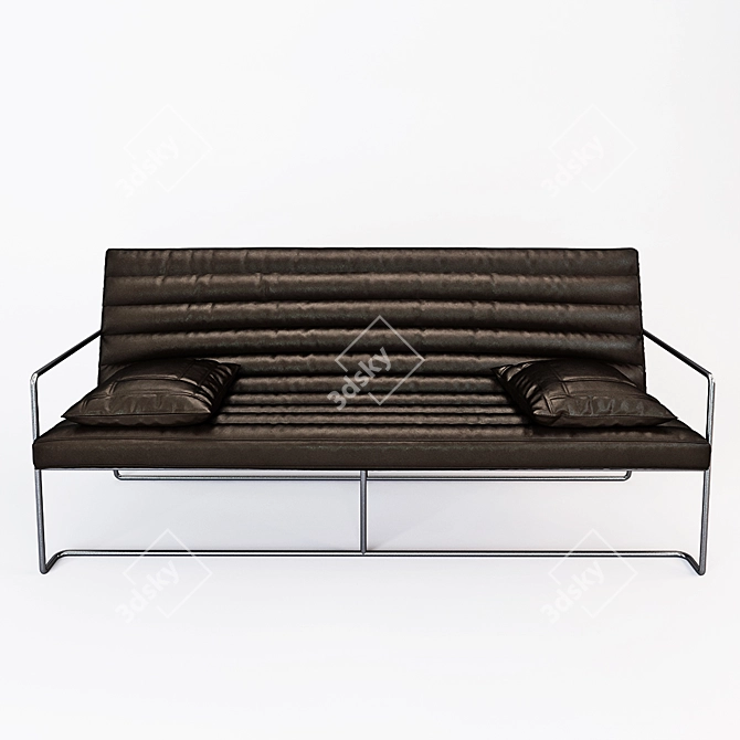 Luxurious MCQUEEN Sofa 3D model image 1