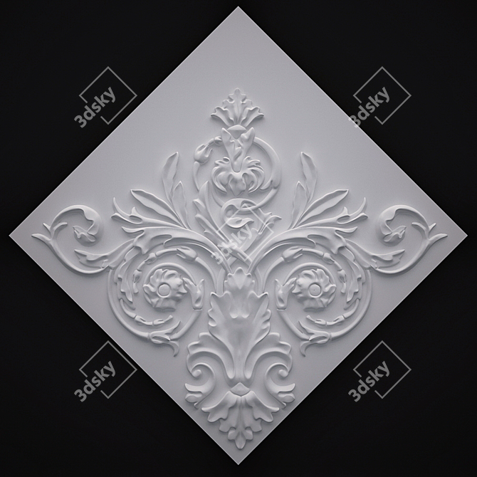 Angle Gypsum Corner 3D model image 1