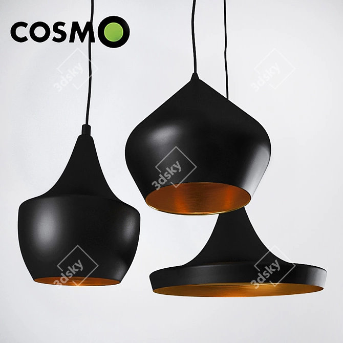 Cosmorelax Beat Series: Stylish Lighting Fixtures 3D model image 1