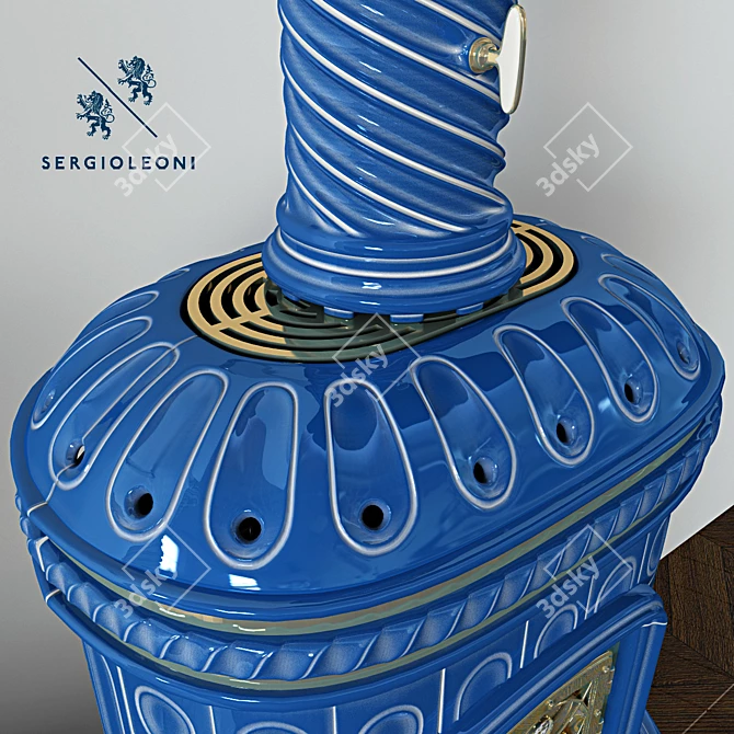 Sergio Leoni Ceramic Stove 3D model image 2