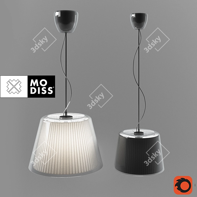 Glamorous-Modiss Gretta Pendant 3D model image 1