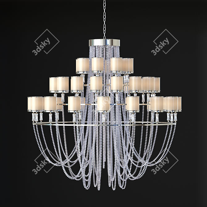 Marina Crystal Chandelier - Italian Elegance 3D model image 1